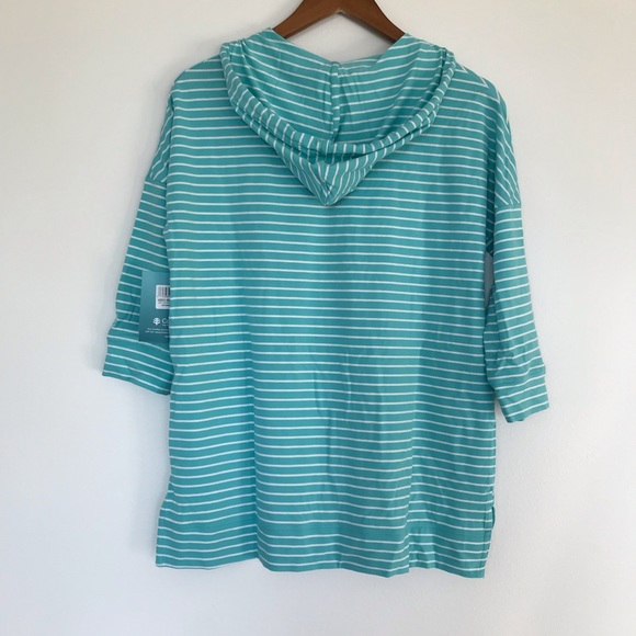 NWT Coolibar Key Colony Beach Hoodie (Size XXS) - Picture 3 of 11